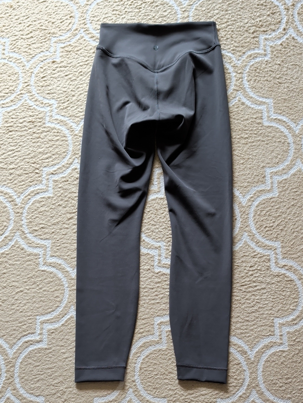 Lululemon Wunder Under Smooth Cover High-Rise Tight 25" Graphite Grey EUC - Picture 3 of 7